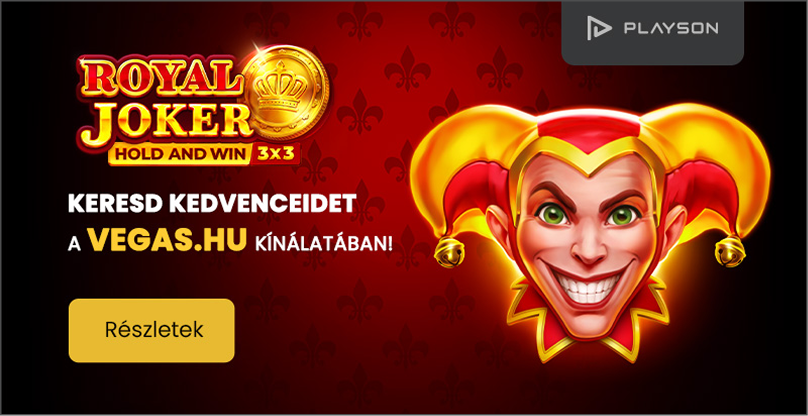 Royal Joker – Hold and Win 3x3: Keresd kedvenceidet a Vegas.hu kínálatában!